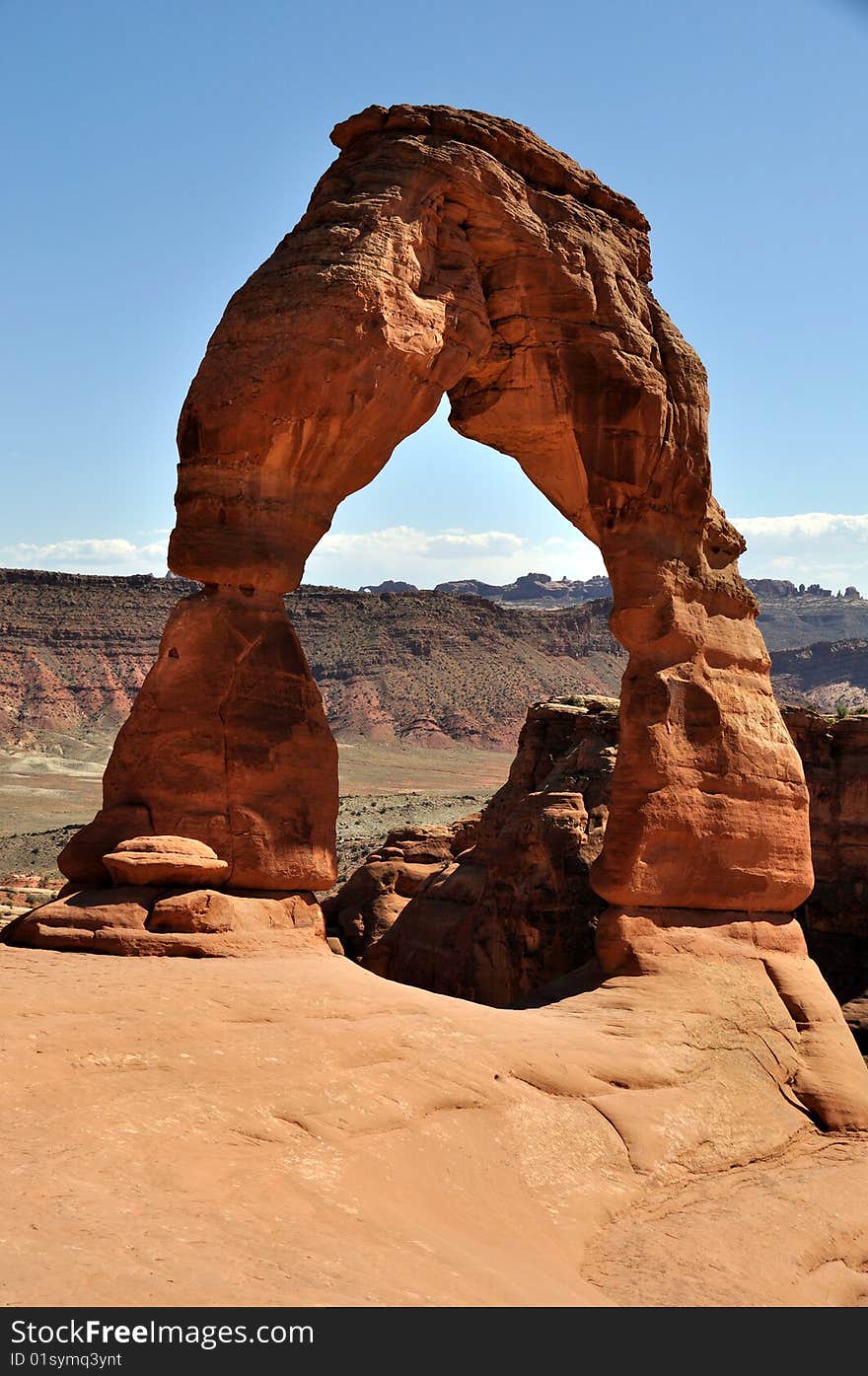 Delicate Arch With A View Of South Window Arch