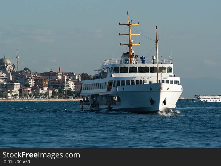 Ferryboat on Bosphorus