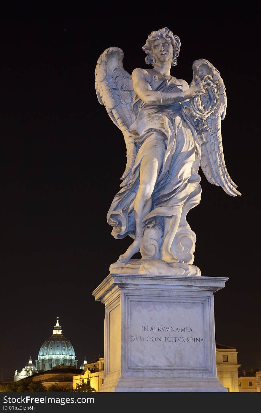 Bernini s angel with San Peter