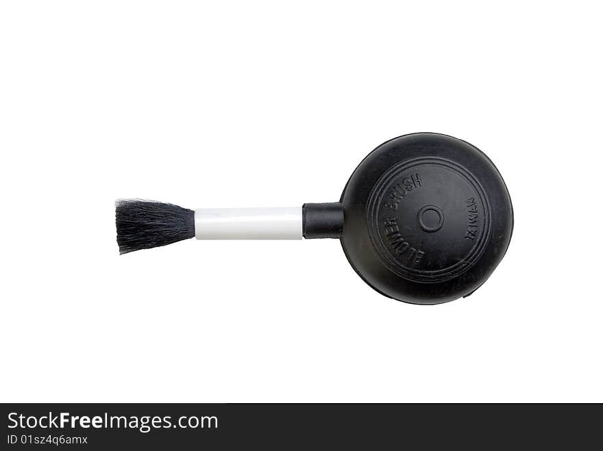 Air Bulb Brush used for cleaning camera components