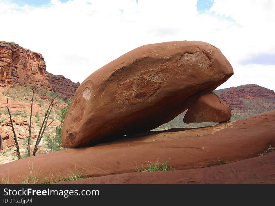 Erosion in the Macdonnell Range -  Northern Territory, Australia. Erosion in the Macdonnell Range -  Northern Territory, Australia.