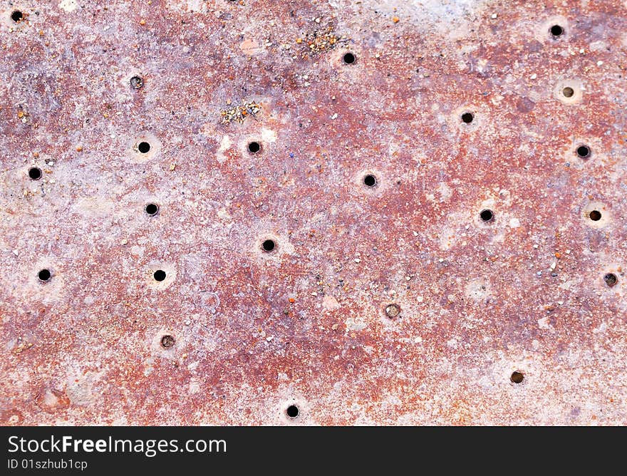 Grunge Surface with Holes