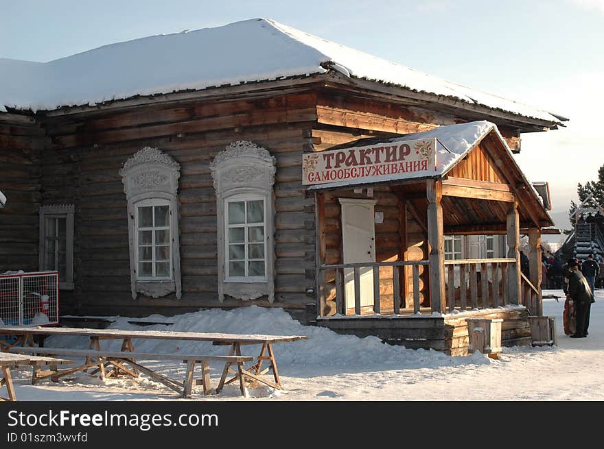 Russia, Eastern Siberia. Museum of wooden architecture. The real wooden houses restored from Russian villages of the beginning of 19 centuries are presented. 
Also  real subjects of use in Russian villages are presented. Russia, Eastern Siberia. Museum of wooden architecture. The real wooden houses restored from Russian villages of the beginning of 19 centuries are presented. 
Also  real subjects of use in Russian villages are presented.