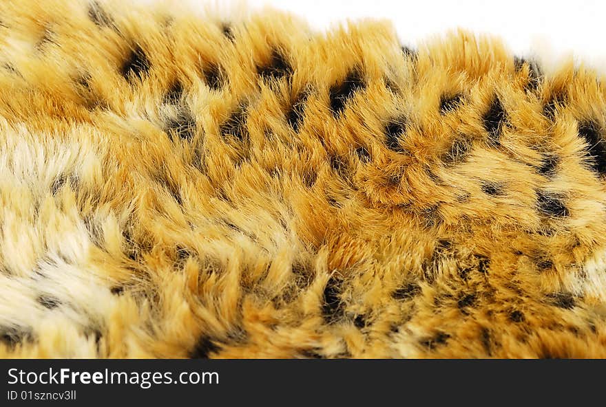 Large leopard pattern , exotic soft fur texture.