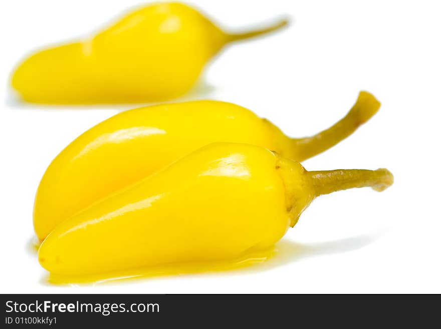 Yellow Chilli Peppers