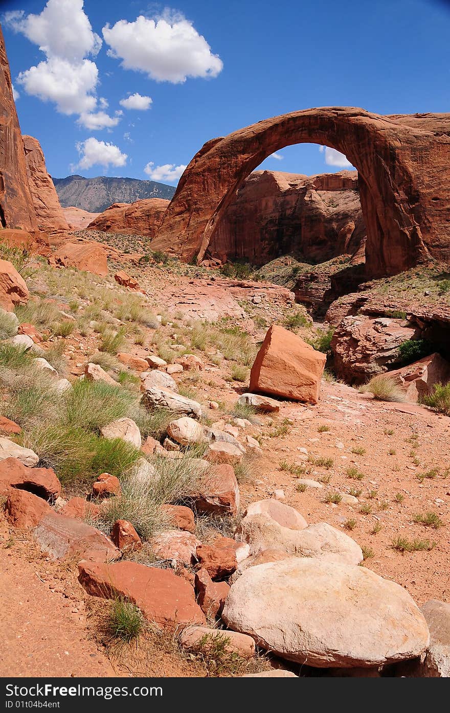 Picture of the Rainbow Bridge National Monument