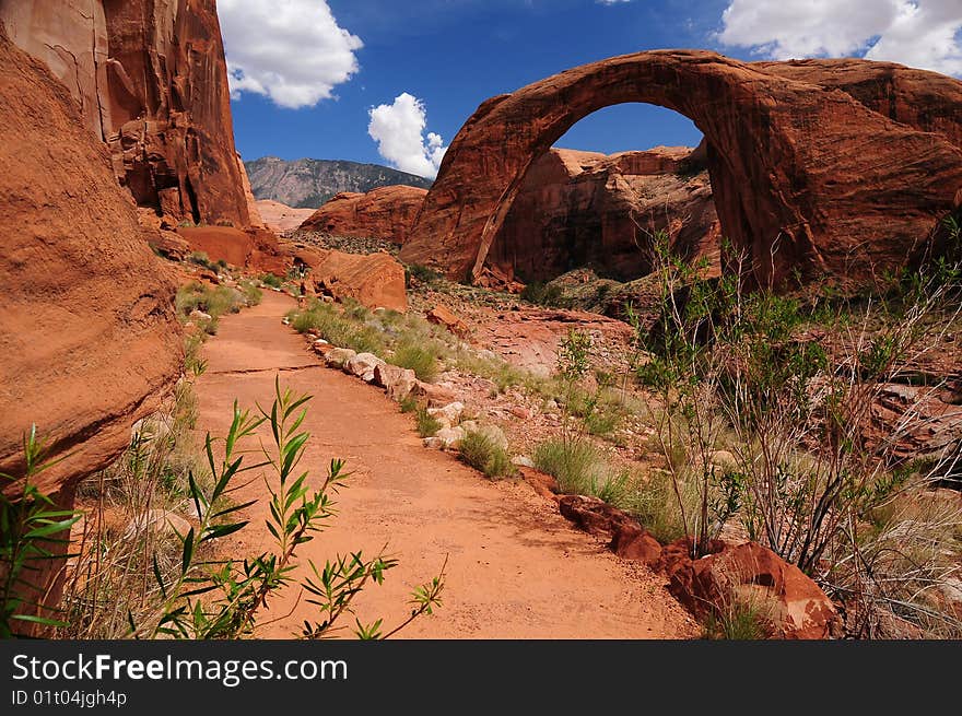 Picture of the Rainbow Bridge National Monument