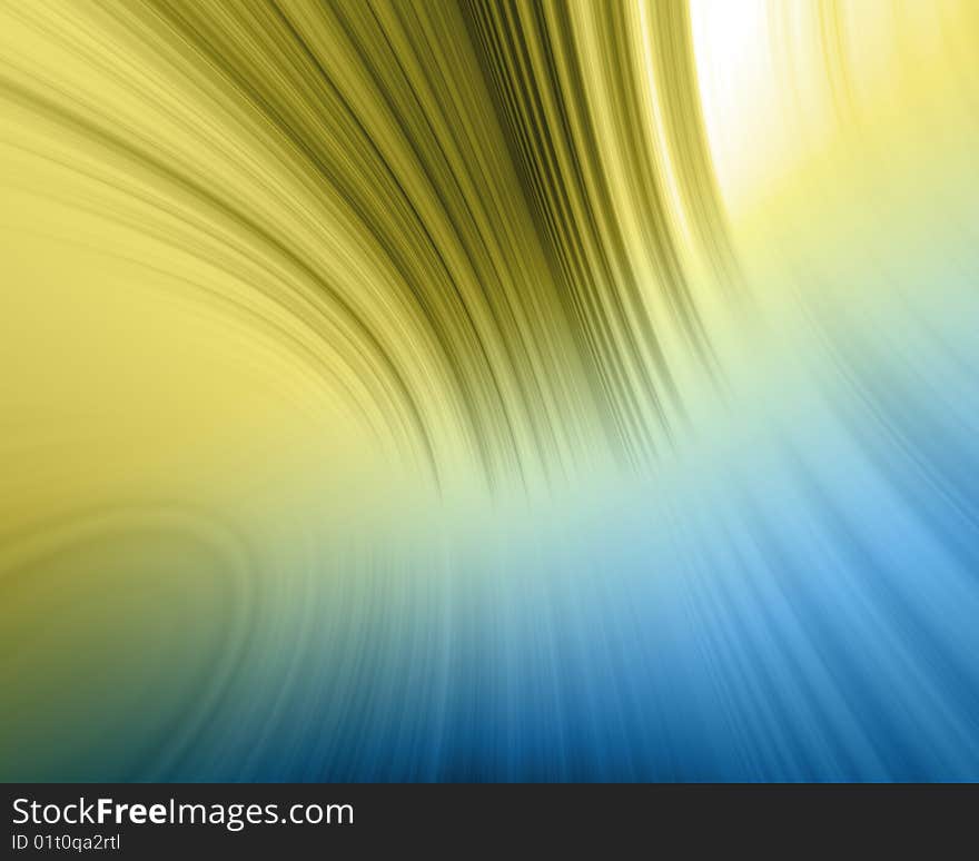 CG image of abstract background in blue and yellow tones. CG image of abstract background in blue and yellow tones.