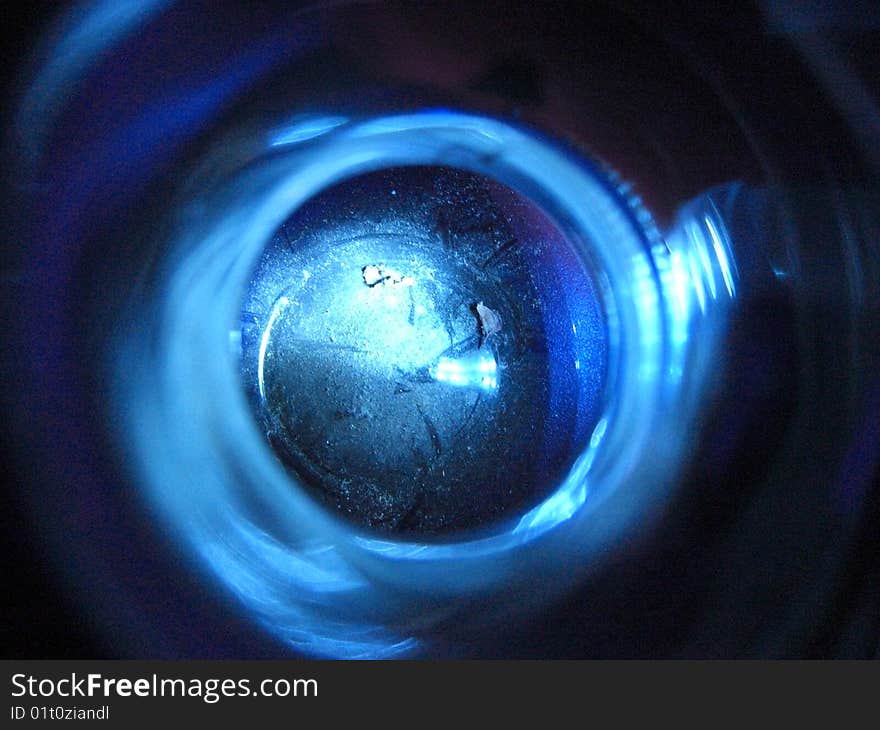 This taken in the the vase with light passing from one side and catching the reflection on the inside. This taken in the the vase with light passing from one side and catching the reflection on the inside