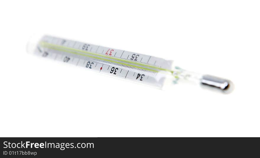 Medical thermometer isolated on white background