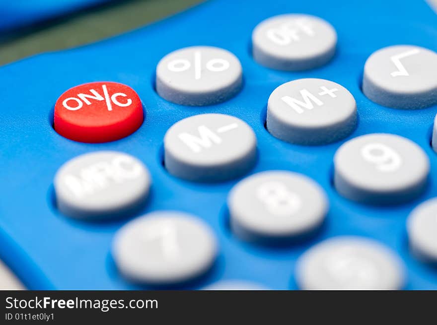 Macro Of Buttons On A Calculator