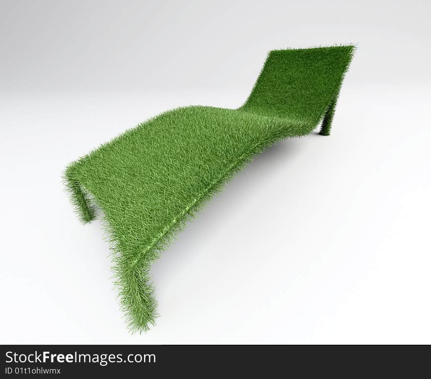 Relaxing chair grass