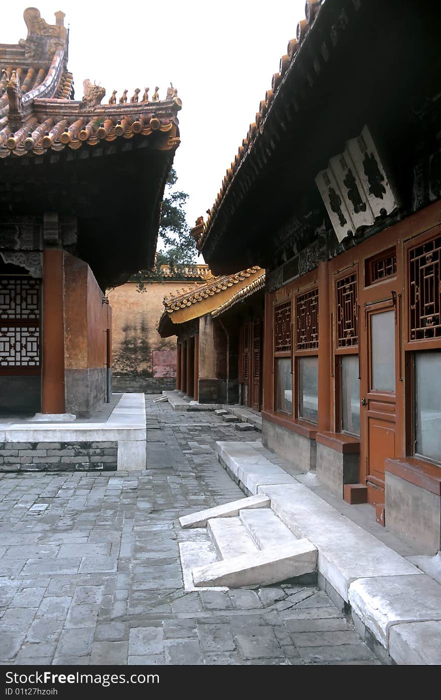 Part of the Forbidden city in Beijing,China. Part of the Forbidden city in Beijing,China