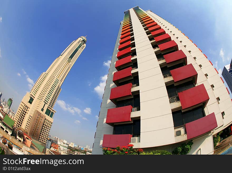 Modern skyscrapers in Bangkok