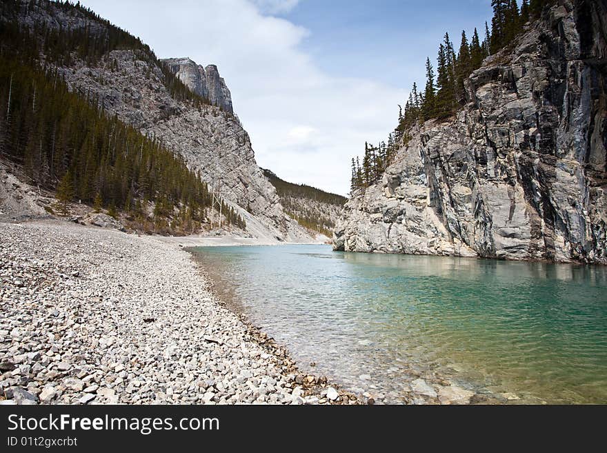 Mountain landscapes of Banff National Park