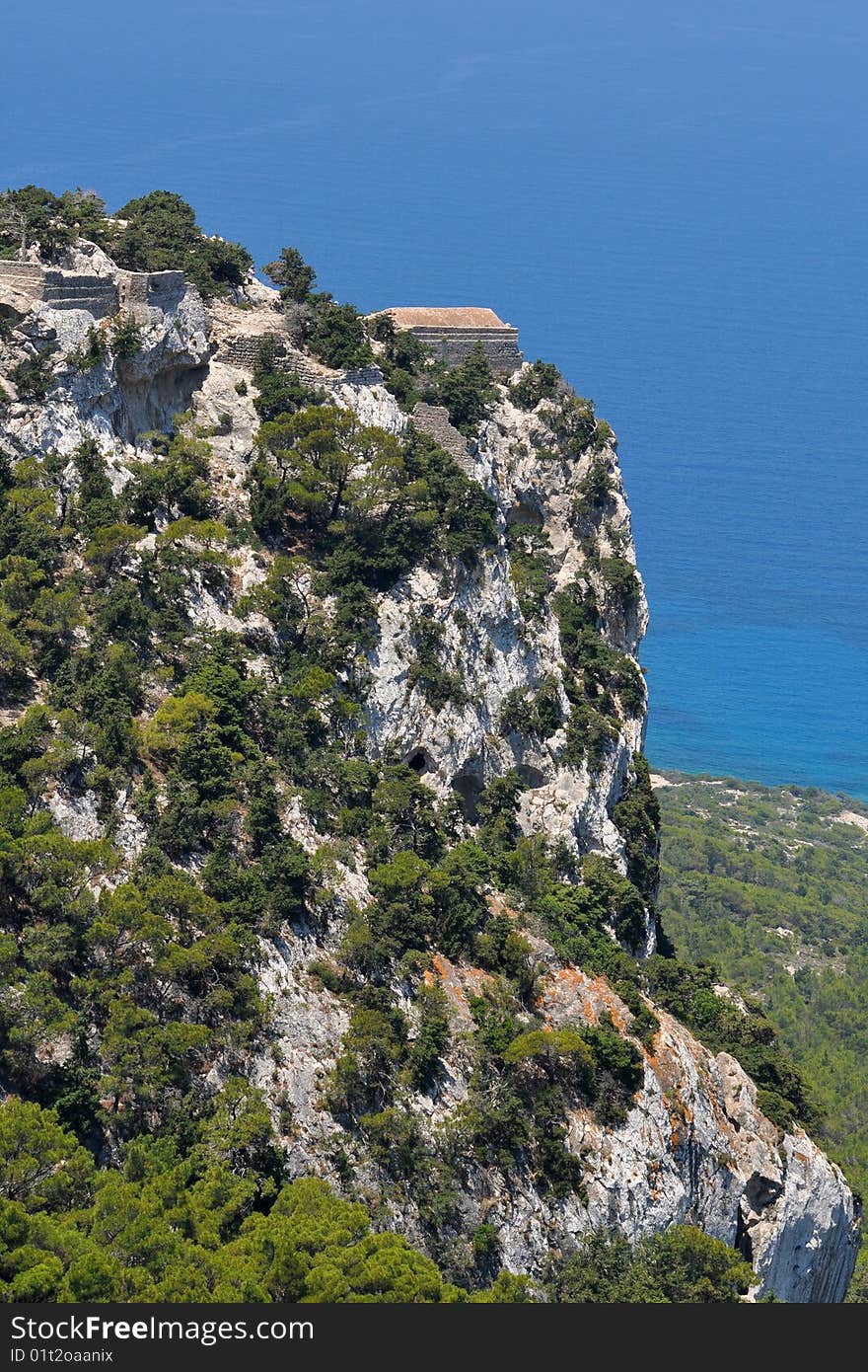 Stronghold Monolithos,island Rhodes,Greece