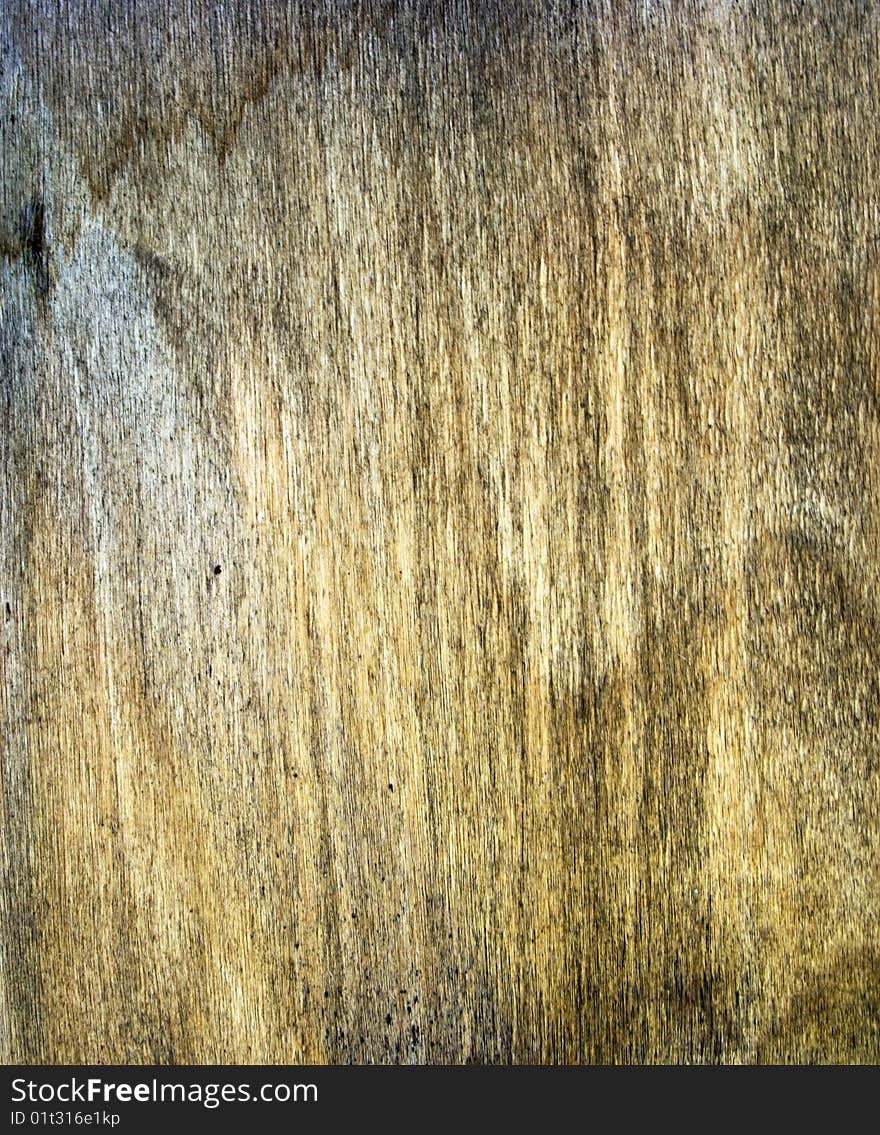 Weathered wooden sheet