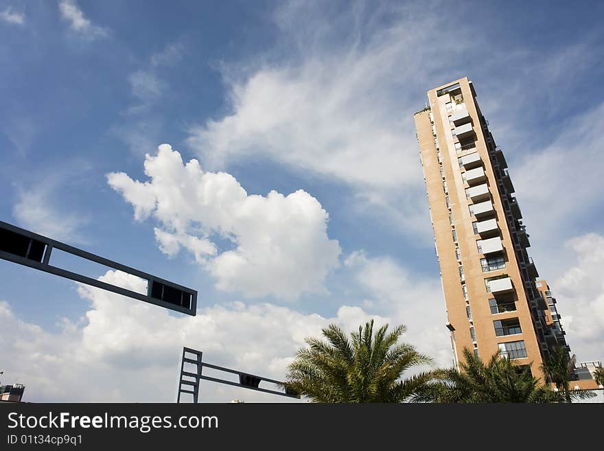 Residence under sky