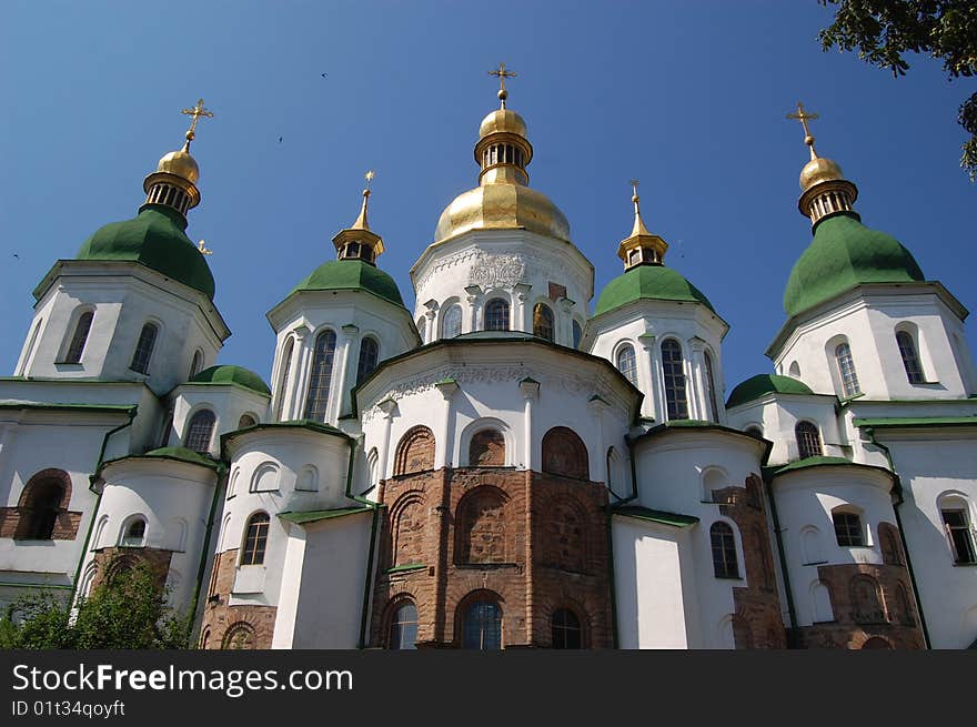 Saint Sophia Cathedral . Kiev-City centre, Ukraine.