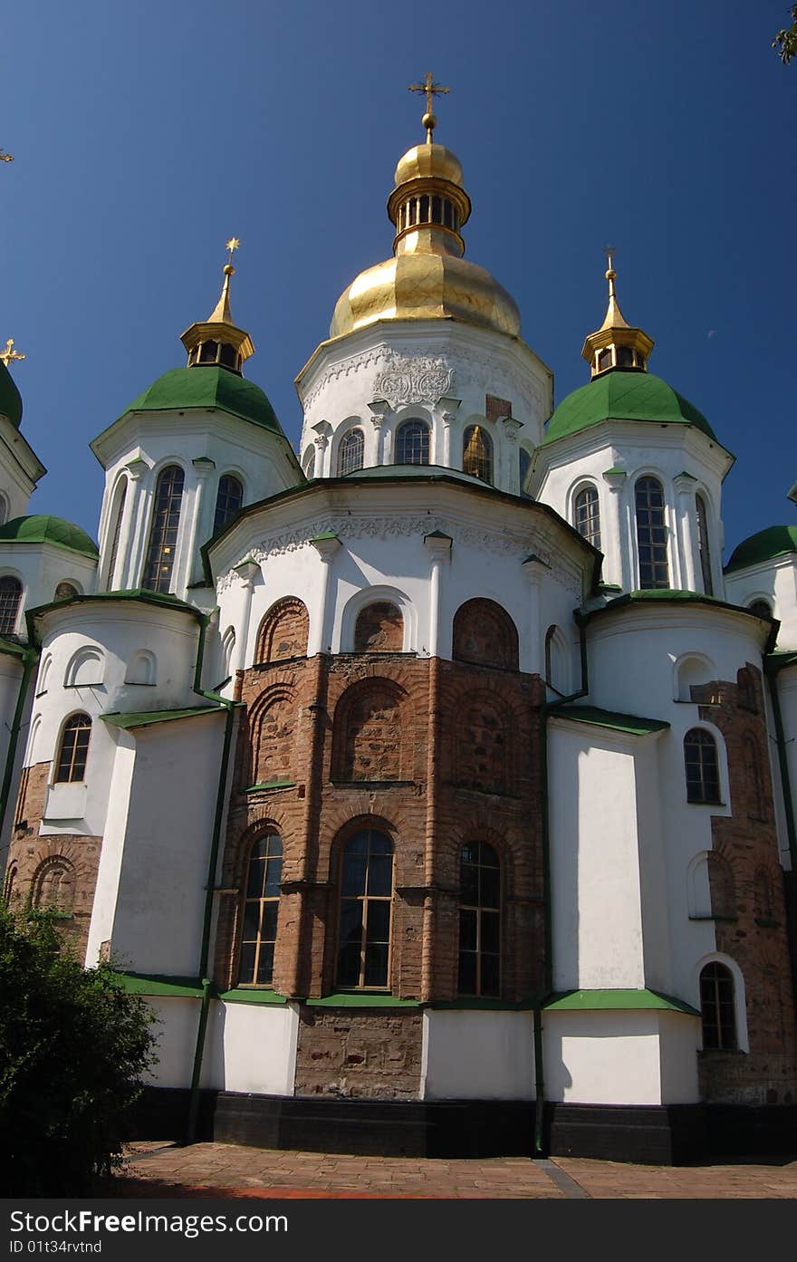 Saint Sophia Cathedral . Kiev-City centre, Ukraine.