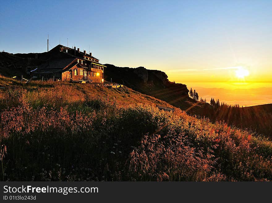 Mountain Sunrise Landscape