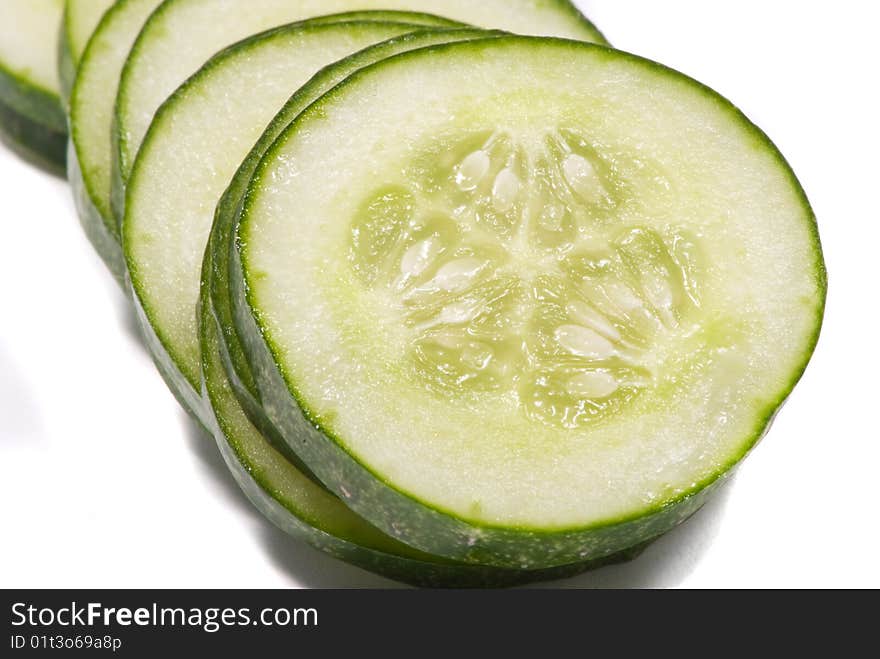 Cucumber slices