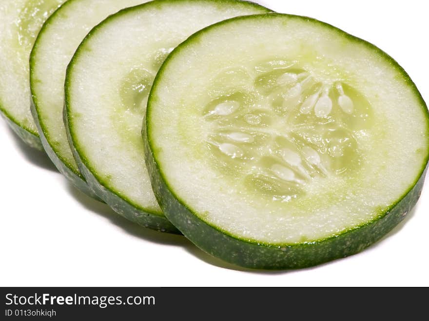 Cucumber slices