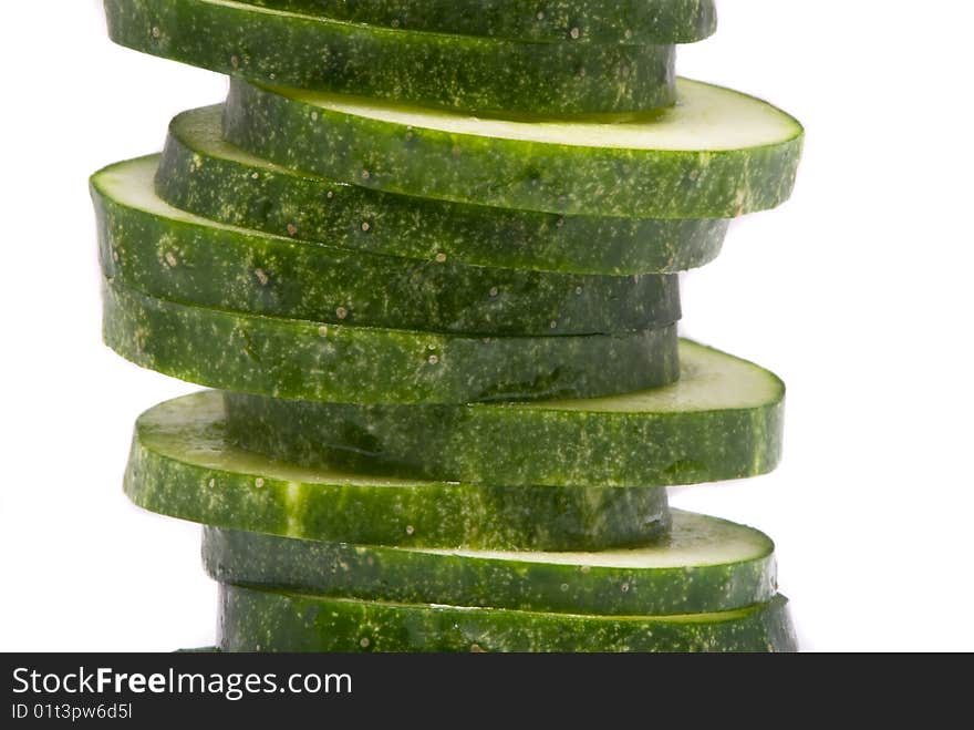 Cucumber slices