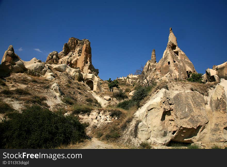 Cappadocia rock landscapes