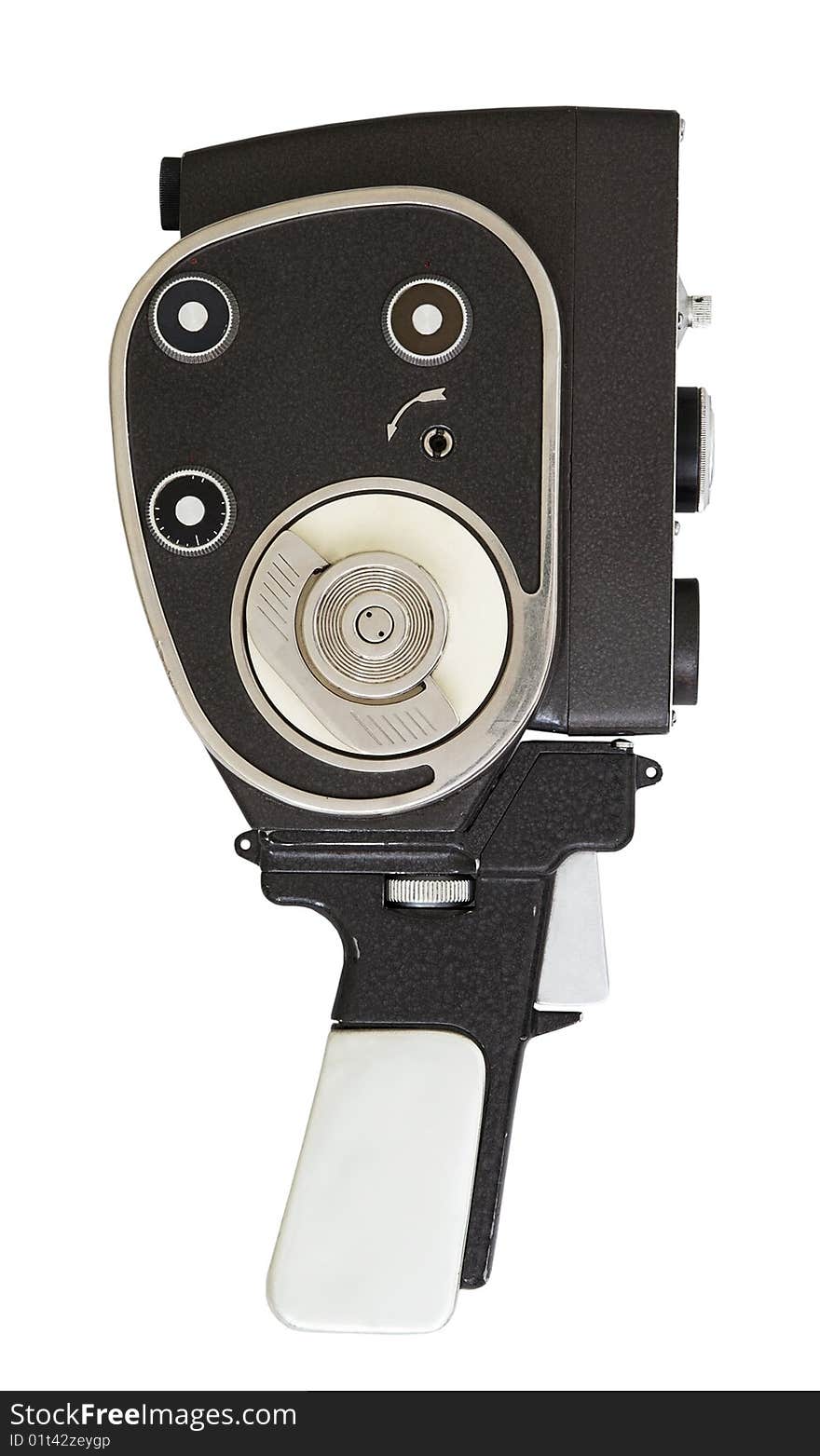 Retro camera isolated on white background with clipping path. Retro camera isolated on white background with clipping path