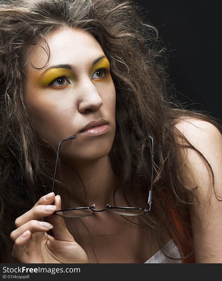 Young Woman With Glasses