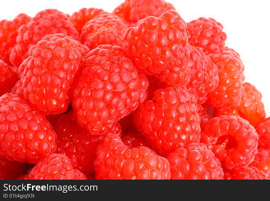 Fresh raspberries