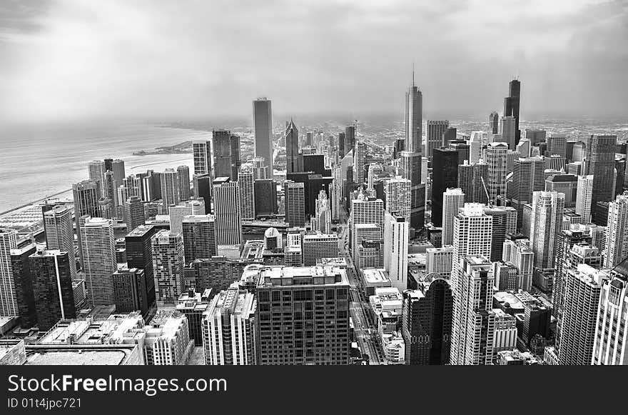 Chicago buildings on a nice day