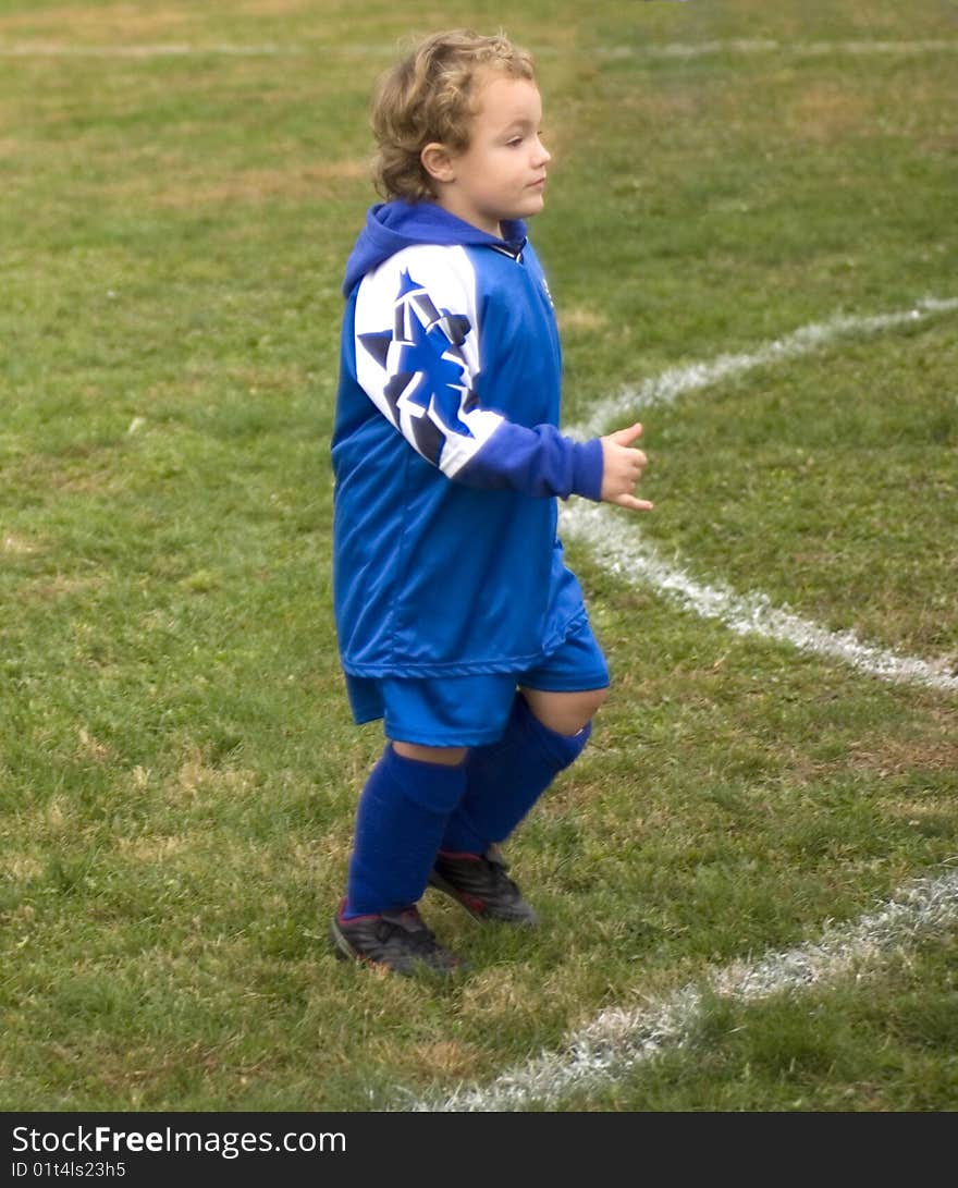 Soccer Player Running