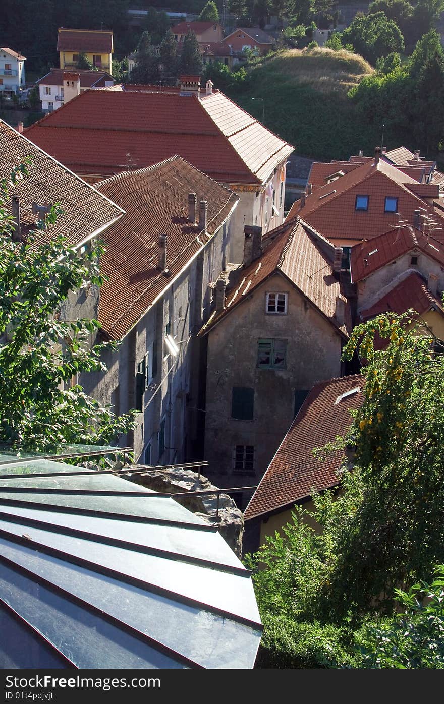 Campo Ligure s roofs