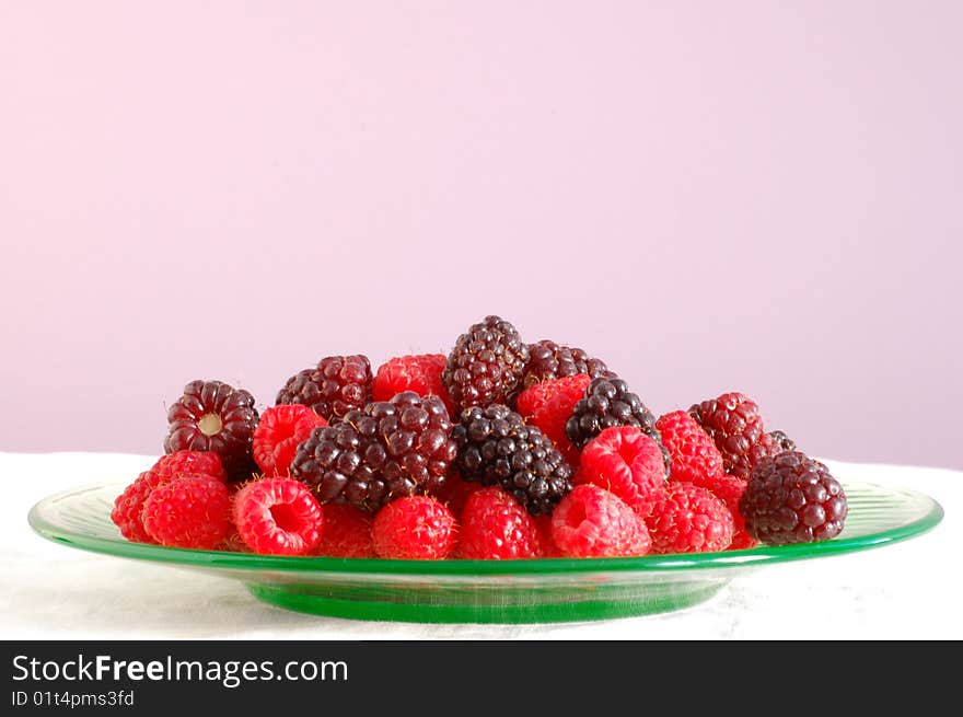 Blackberries and Raspberries