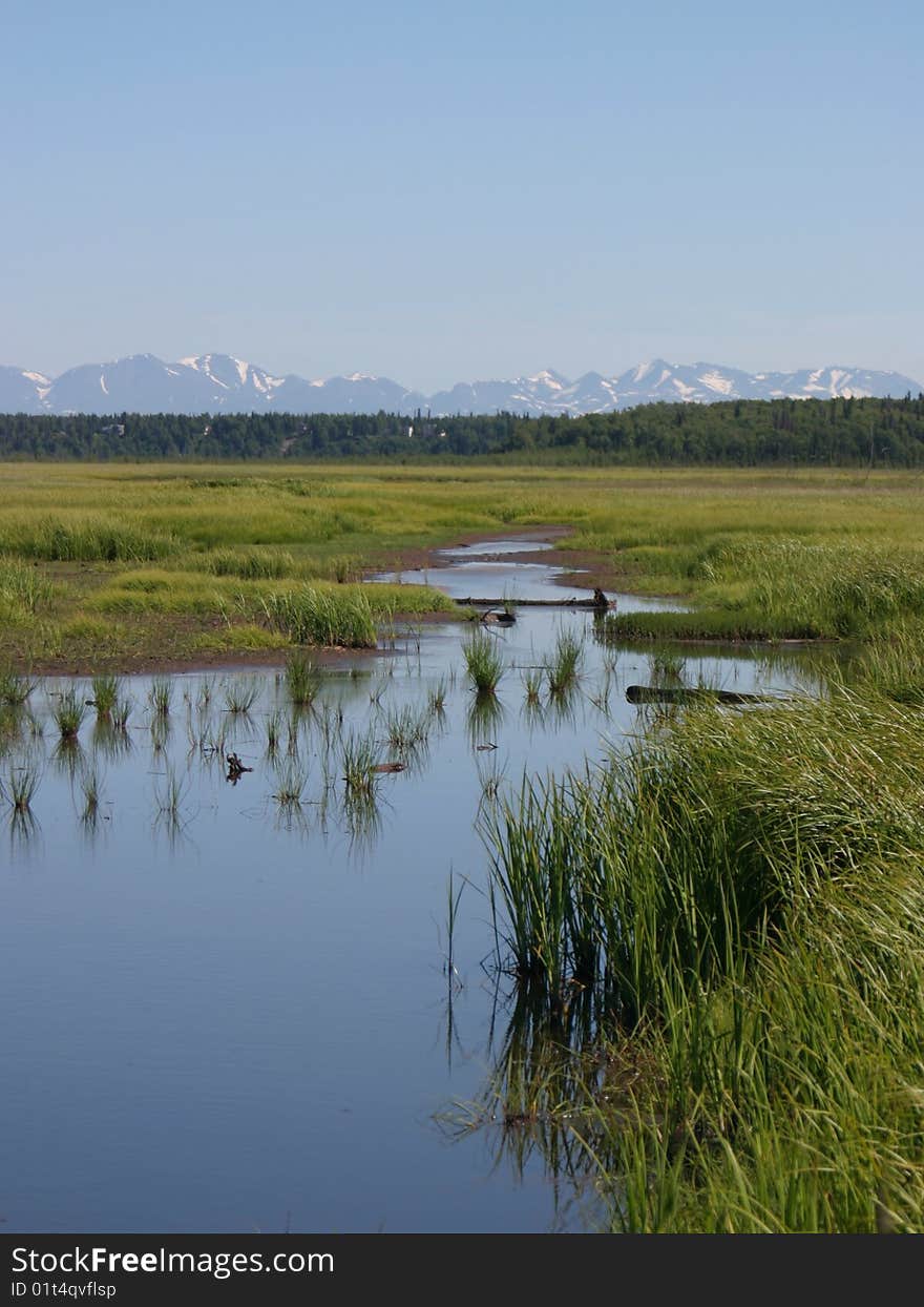 Kenai Alaska Mountain Range