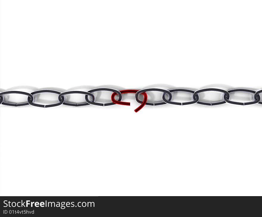 3D Broken Chain