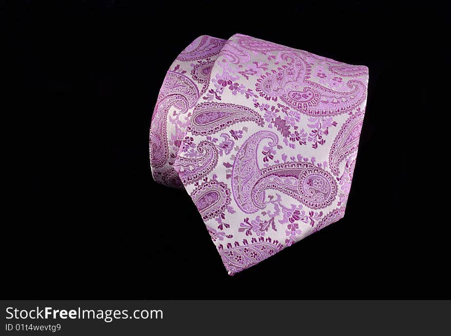 Tie on a white background