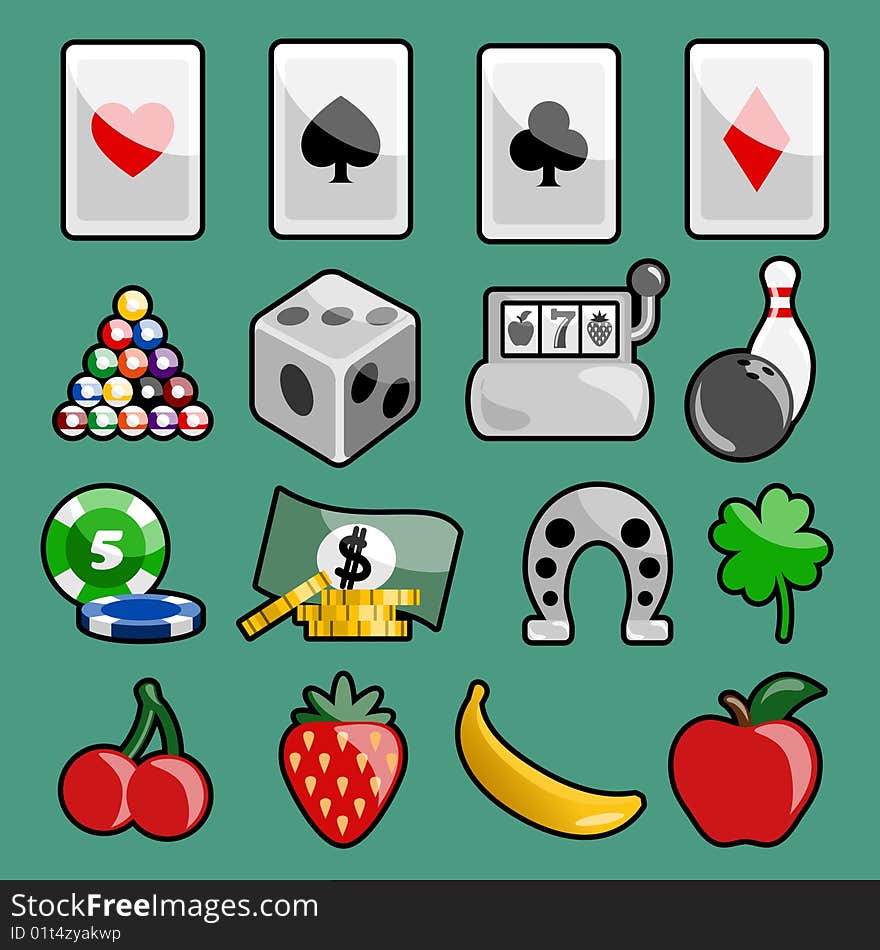 Casino icons