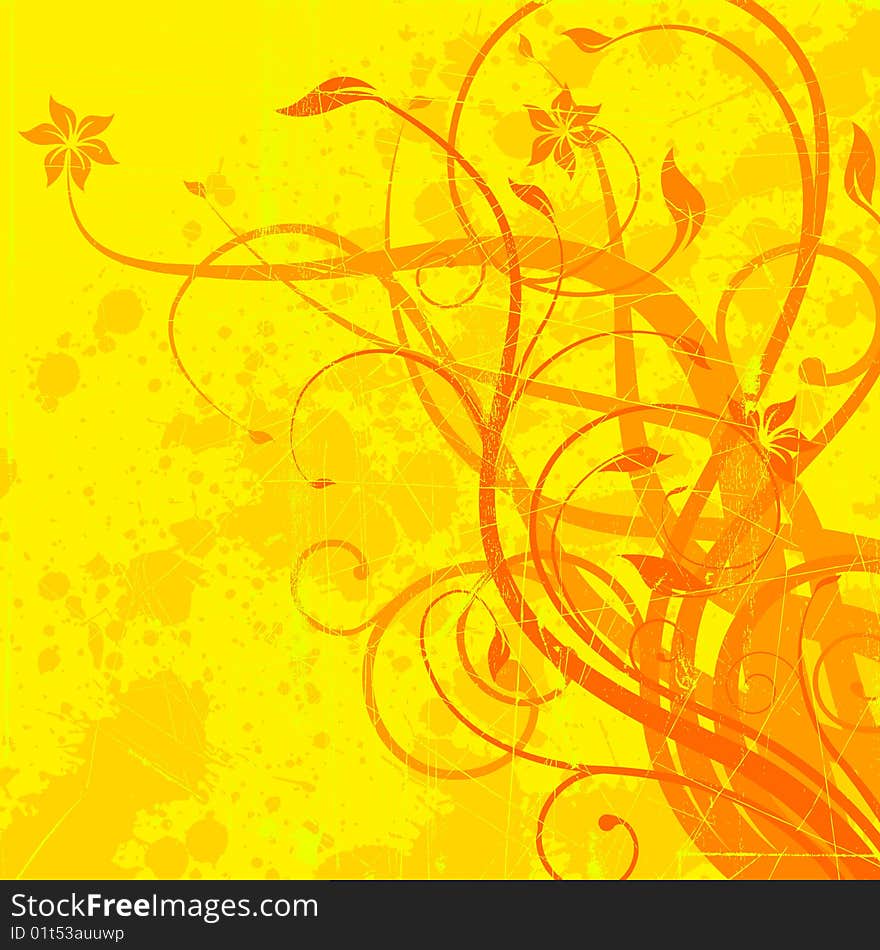 Modern style nature background vector. Modern style nature background vector