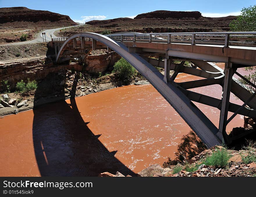 Bridge Over San Juan River - Mexican Hat