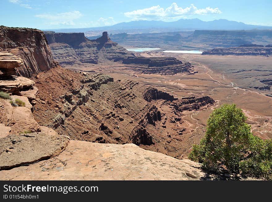 Dead Horse Point Overlook near Canyonlands National Park, taken summer 2009