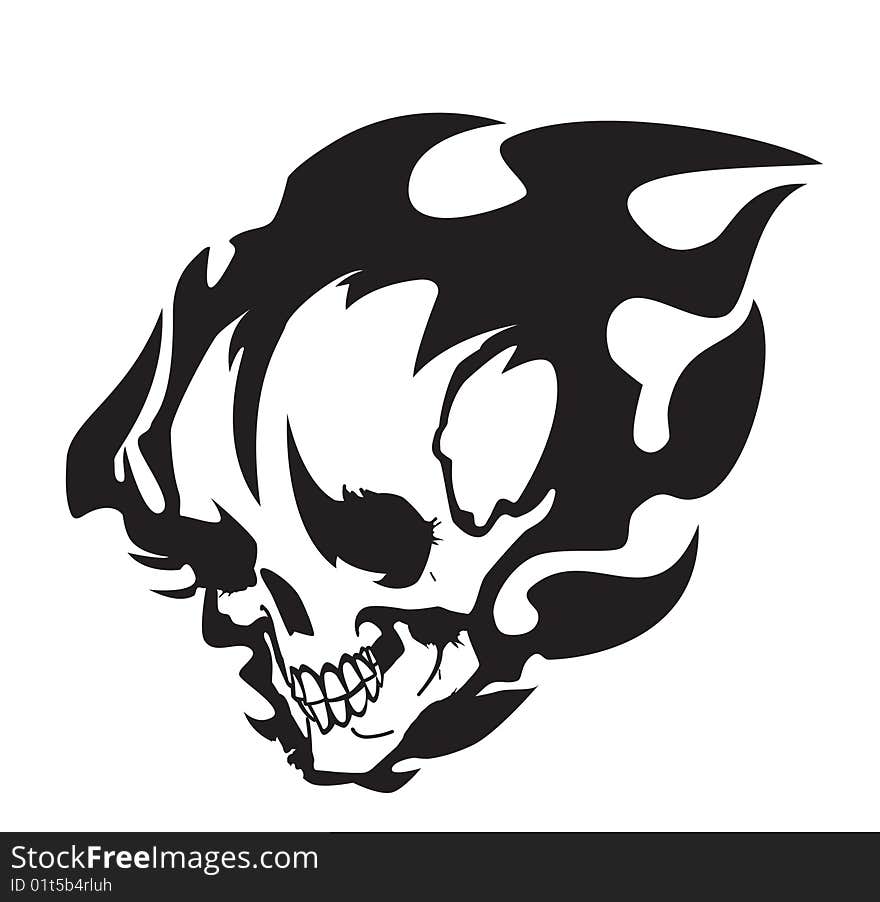 Burning Skull