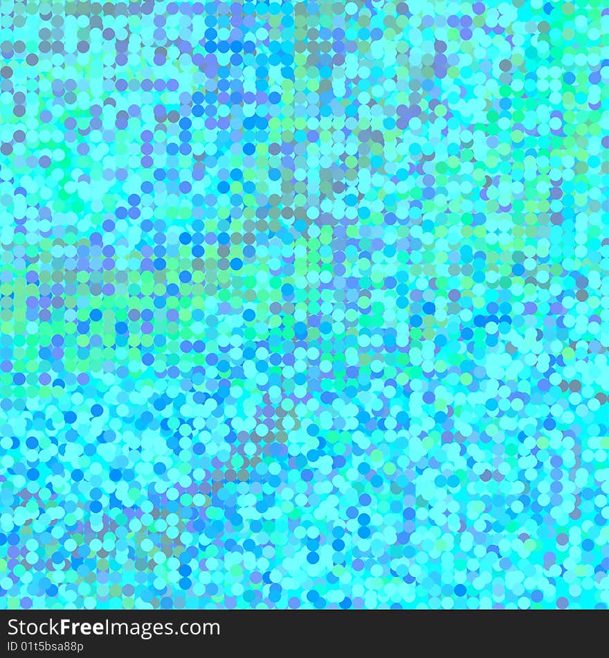 Blue abstract background from mosaic tiles, vector without gradient. Blue abstract background from mosaic tiles, vector without gradient