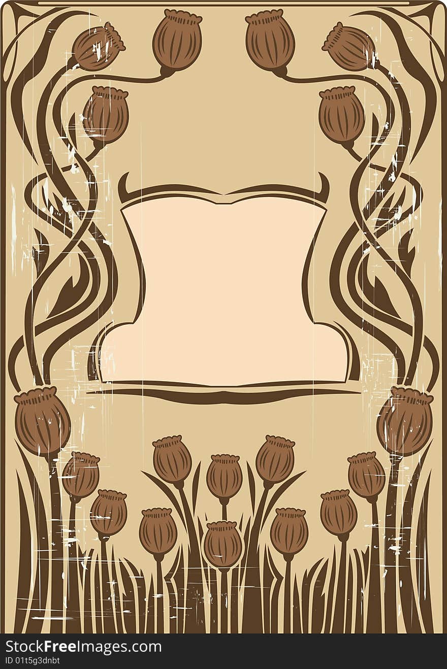 Art nouveau background