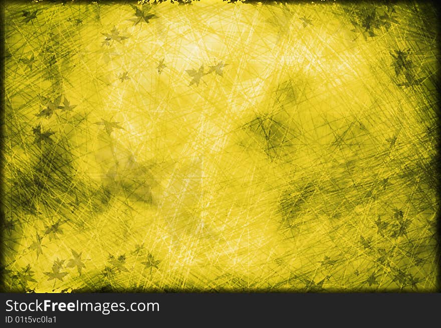 Scratched grunge yellow background, abstract texture. Scratched grunge yellow background, abstract texture