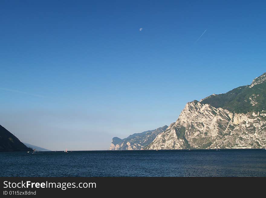 Scenery Of Lake Garda, Italy