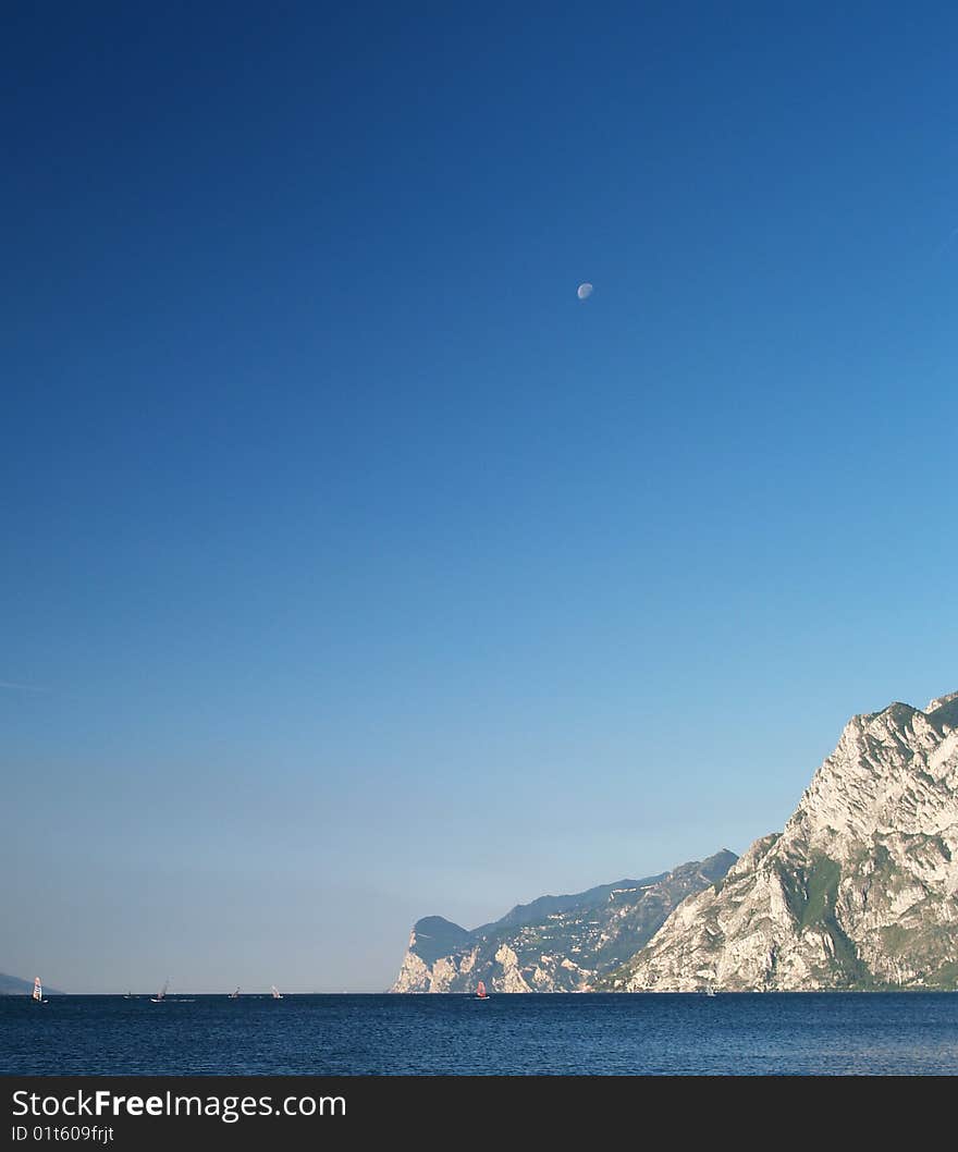 Scenery of Lake Garda, Italy