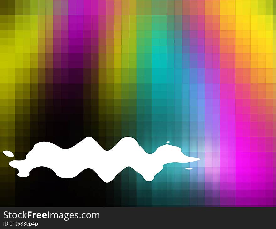 Abstract with rainbow colors square grid background. Abstract with rainbow colors square grid background